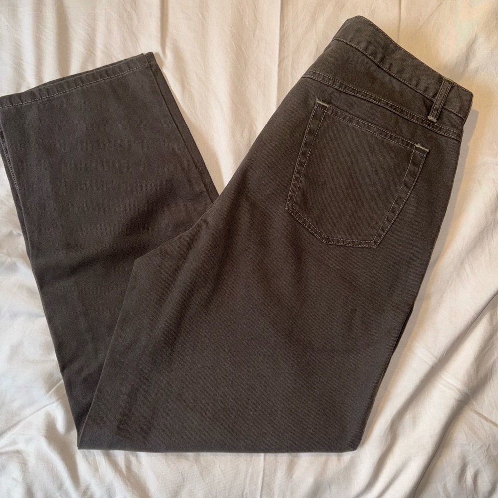 J. Jill Dark Brown Straight Leg Jeans